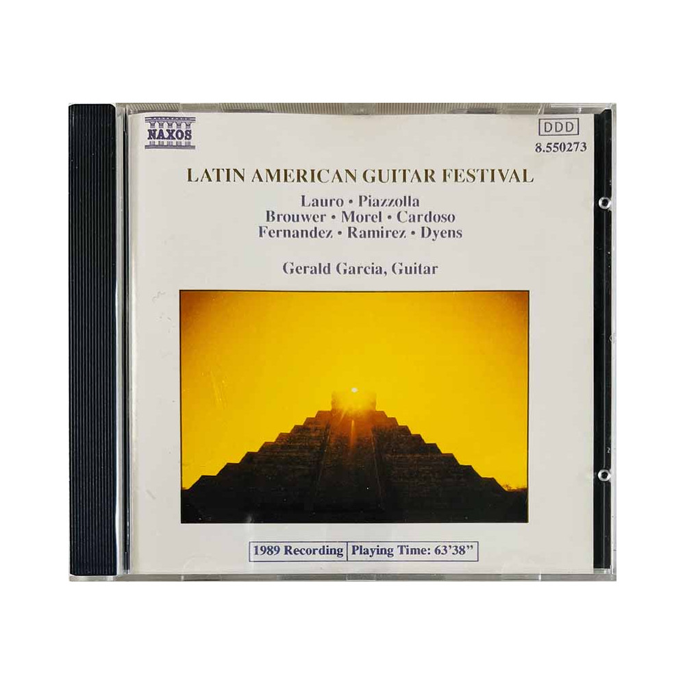 Garcia Gerald, guitar CD Latin American Guitar Festival  kansi EX levy EX Käytetty CD