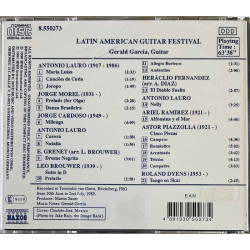 Garcia Gerald, guitar CD Latin American Guitar Festival  kansi EX levy EX Käytetty CD