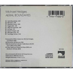 Hedges Michael CD Aerial Boundaries  kansi EX levy EX Käytetty CD