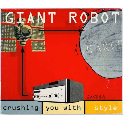 Giant Robot CD Crushing you with style  kansi EX levy EX Käytetty CD