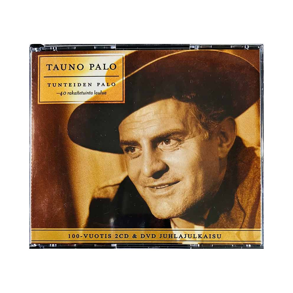 Palo Tauno CD Tunteiden Palo 2CD & DVD juhlajulkaisu  kansi EX levy EX Käytetty CD