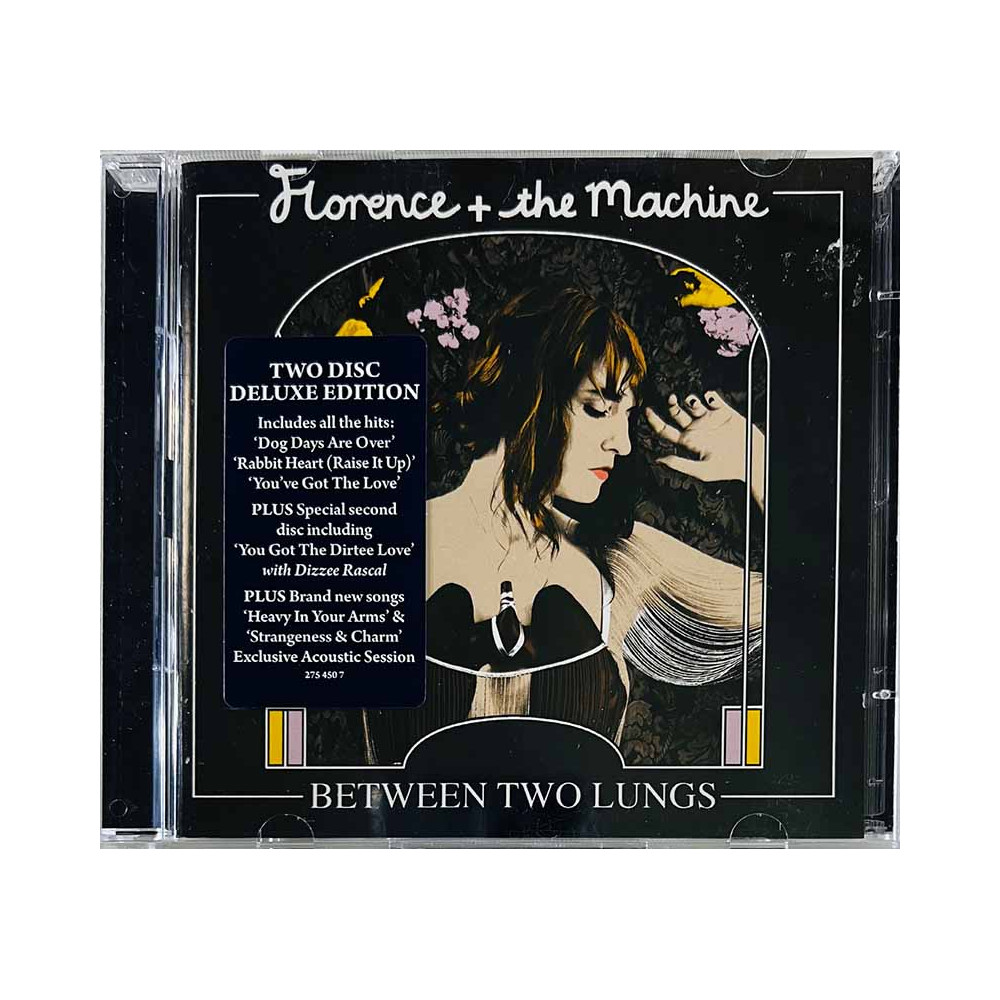 Florence + The Machine CD Between Two Lungs 2CD  kansi EX levy EX Käytetty CD