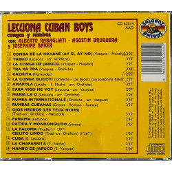 Lecuona Cuban Boys CD Congas Y Rumbas  kansi EX levy EX Käytetty CD