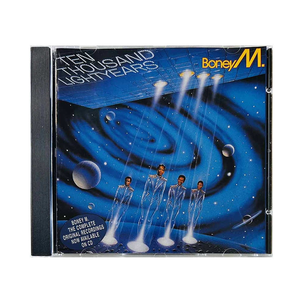 Boney M CD 10.000 lightyears  kansi EX levy EX Käytetty CD