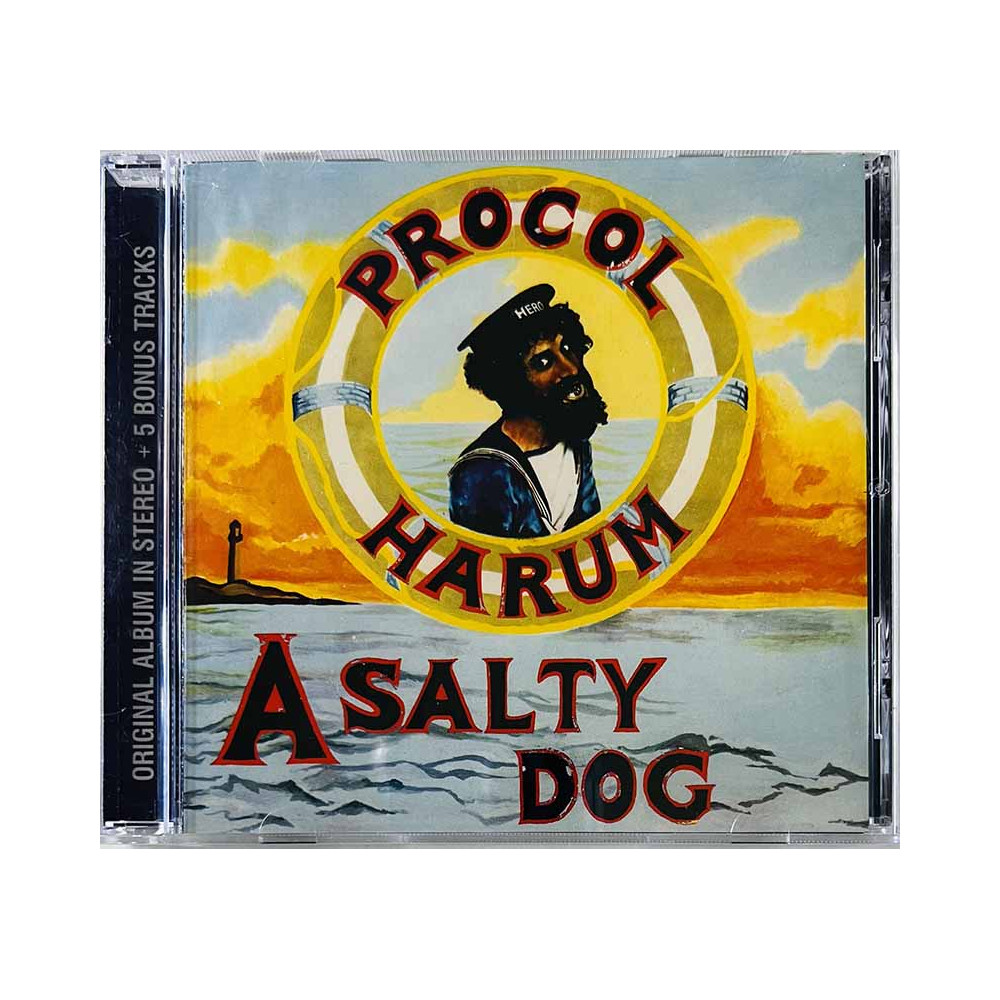 Procol Harum CD A salty dog + 5 bonus tracks  kansi EX levy EX Käytetty CD