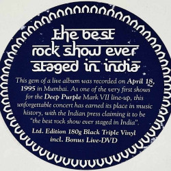 Deep Purple LP Bombay Calling live in ‘95 3LP  vinyyli LP