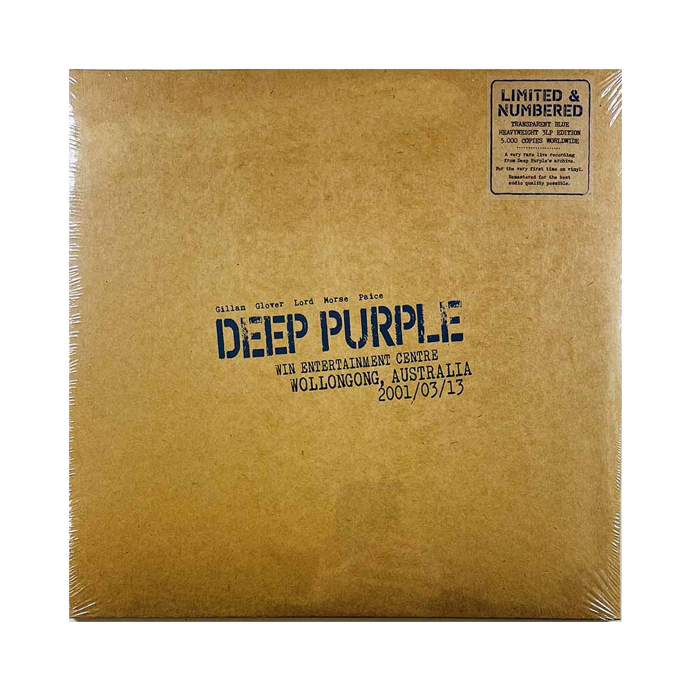 Deep Purple 2021 0214026EMU Live In Wollongong 2001 3LP LP