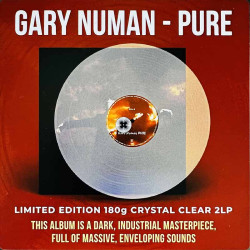 Numan Gary LP Pure, crystal clear vinyl 2LP  vinyyli LP