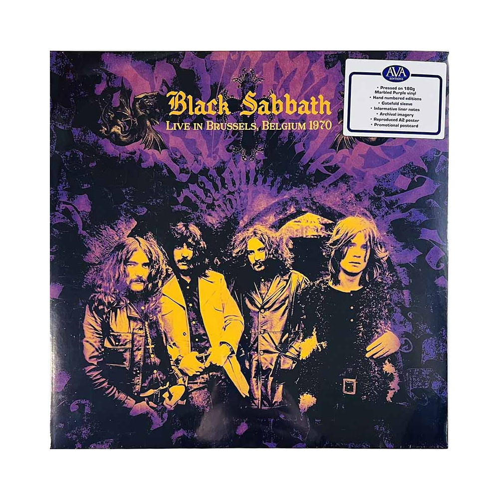 Black Sabbath 2024 AVALP12 Live In Brussels, Belgium 1970 LP