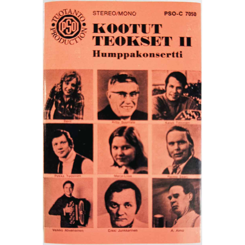 Pekka Tuominen, Marka-Liisa, A. Aimo 1972 PSO-C 7050 Humppakonsertti Kootut Teokset II c musikkassett