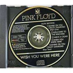 Pink Floyd CD Wish You Were Here  kansi EX levy EX- Käytetty CD
