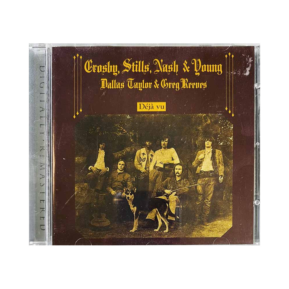 Crosby, Stills, Nash & Young CD Deja vu  kansi EX levy EX Käytetty CD
