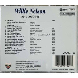 Nelson Willie CD In Concert  kansi EX levy EX Käytetty CD