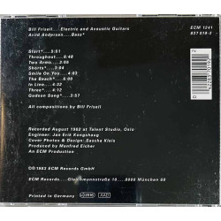 Frisell Bill CD In Line  kansi EX levy EX- Käytetty CD