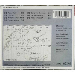 Shankar CD Song For Everyone  kansi EX levy EX- Käytetty CD