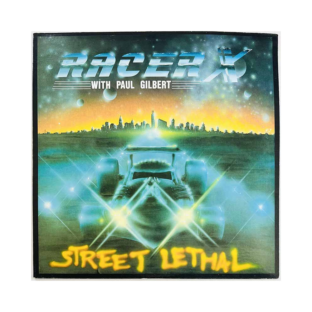 Racer X with Paul Gilbert LP Street lethal  kansi VG levy EX- Käytetty LP