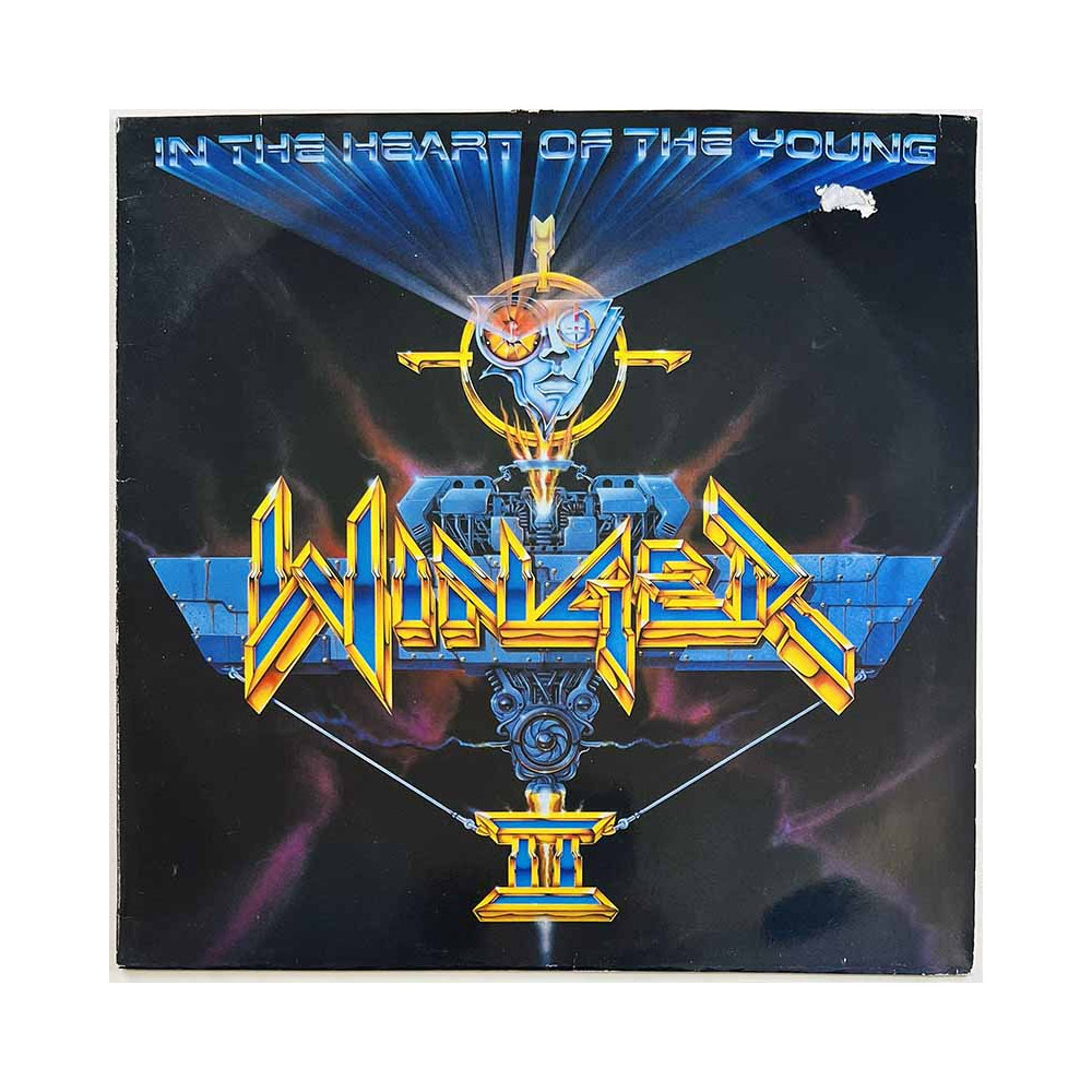 Winger LP In the heart of the young  kansi VG- levy EX Käytetty LP