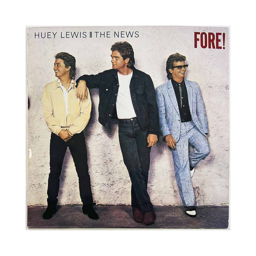 Huey Lewis & the News 1986 CDL 1534 Fore! Begagnat LP