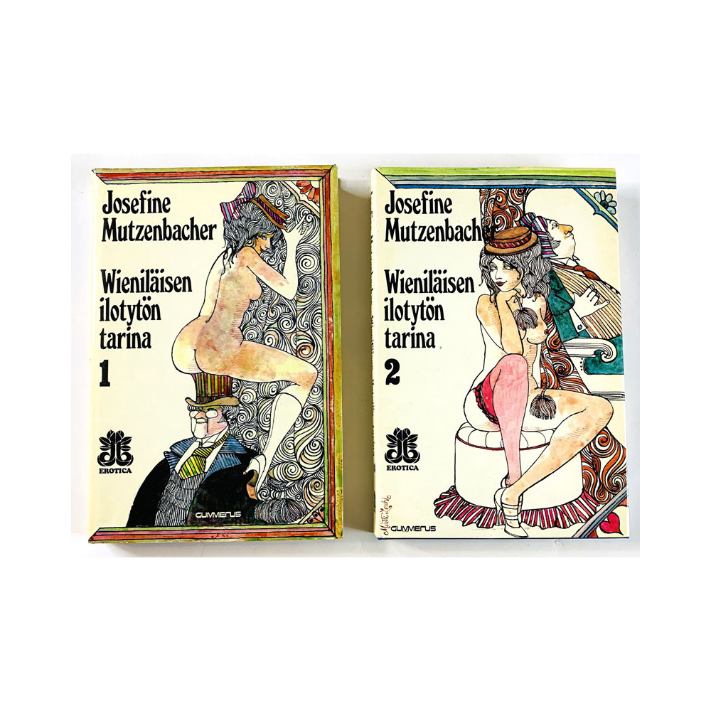 Mutzenbacher Josefine 1975  Wieniläisen ilotytön tarina 1-2 Käytetty kirja