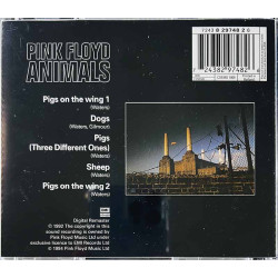 Pink Floyd CD Animals  kansi EX levy EX Käytetty CD