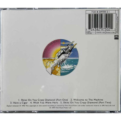 Pink Floyd CD Wish you were here  kansi EX levy EX Käytetty CD