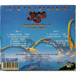 Yes CD Keys To Ascension 2CD  kansi EX levy EX- Käytetty CD
