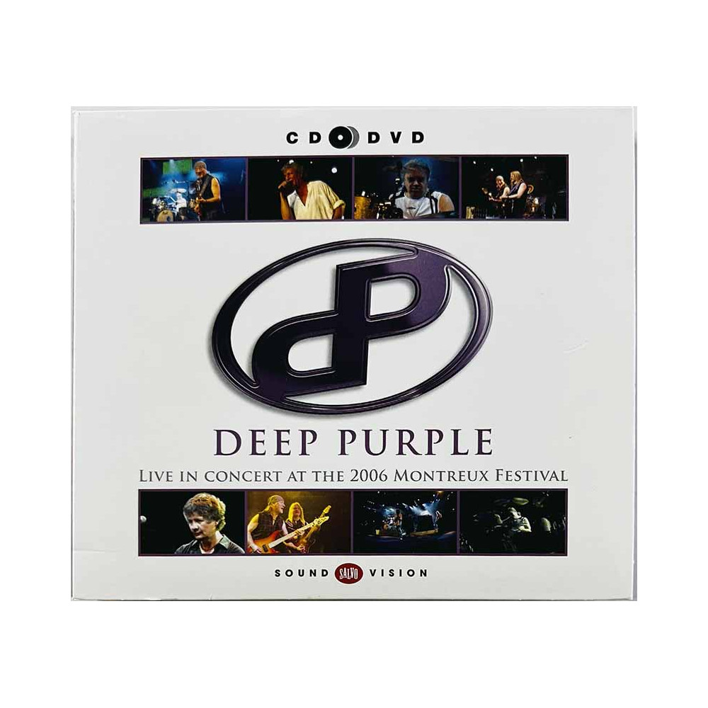 Deep Purple CD Live in concert at the 2006 Montreux Festival CD + DVD  kansi EX levy EX Käytetty CD