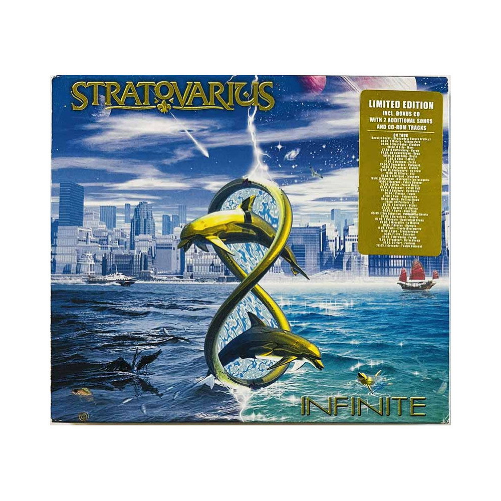Stratovarius CD Infinite 2CD  kansi EX levy EX Käytetty CD