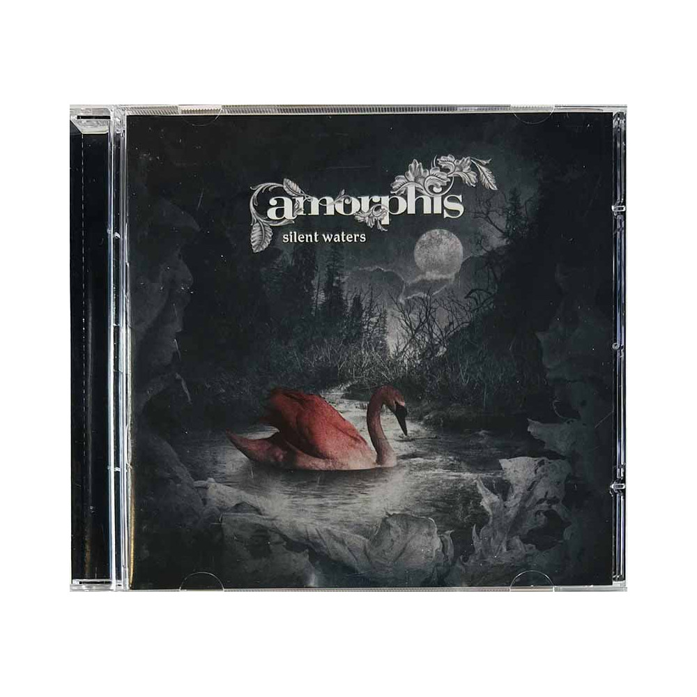 Amorphis CD Silent waters  kansi EX levy EX Käytetty CD