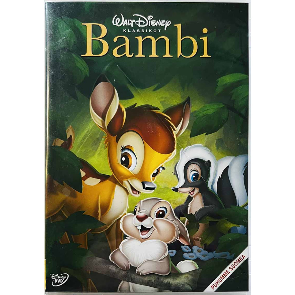 DVD - Elokuva DVD Bambi  kansi VG+ levy EX Käytetty DVD