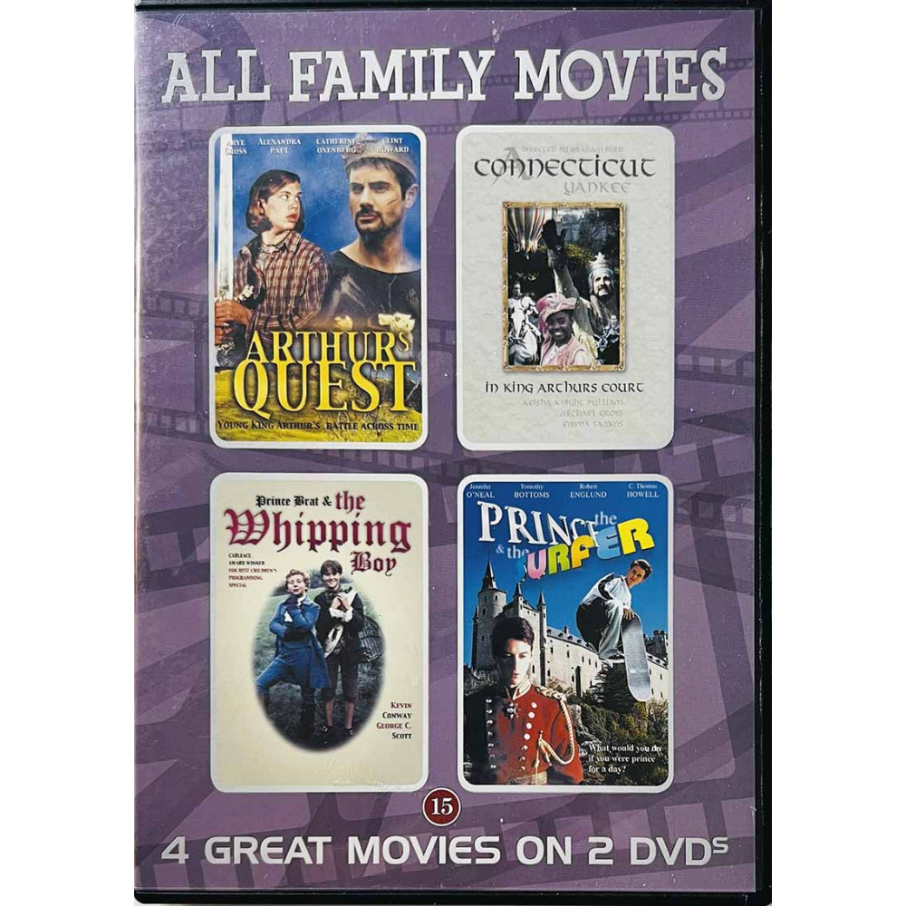 DVD - Elokuva 2000  4 great movies on 2 DVD DVD Begagnat