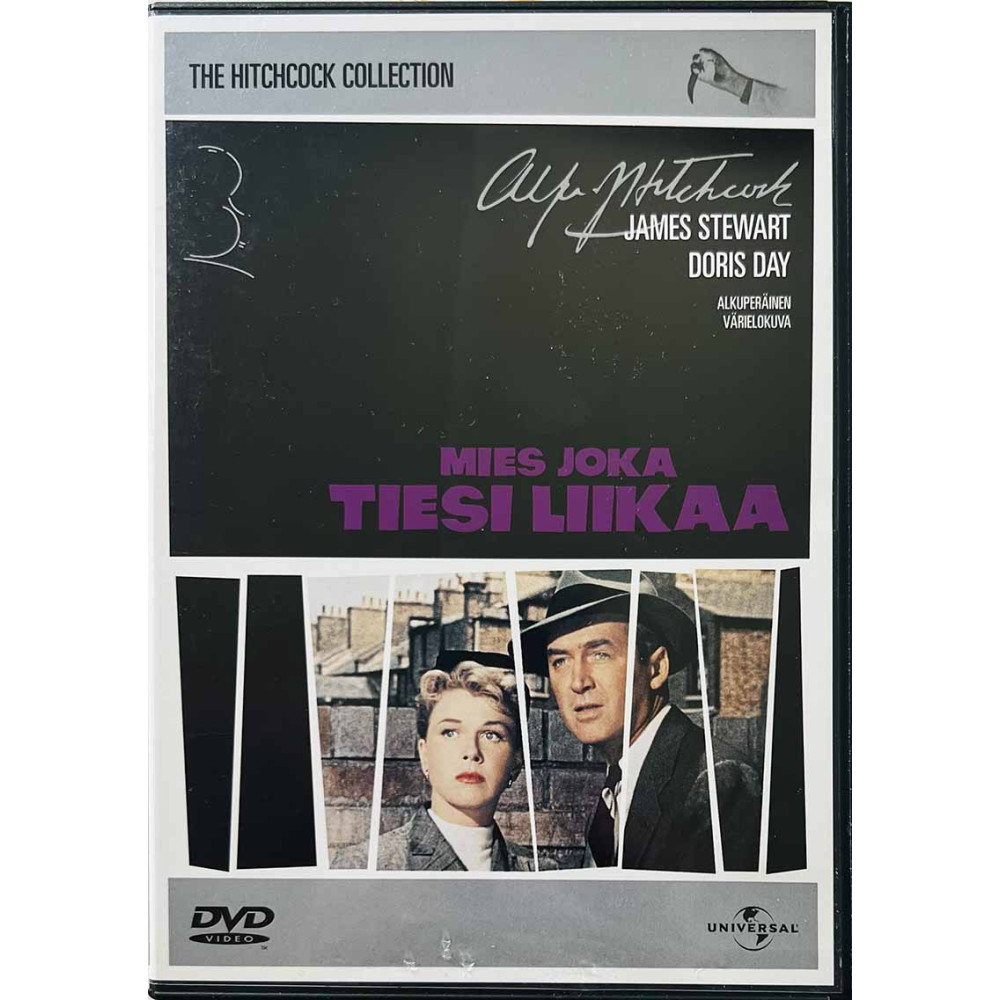 DVD - Elokuva DVD Mies joka tiesi liikaa  kansi EX levy EX Käytetty DVD