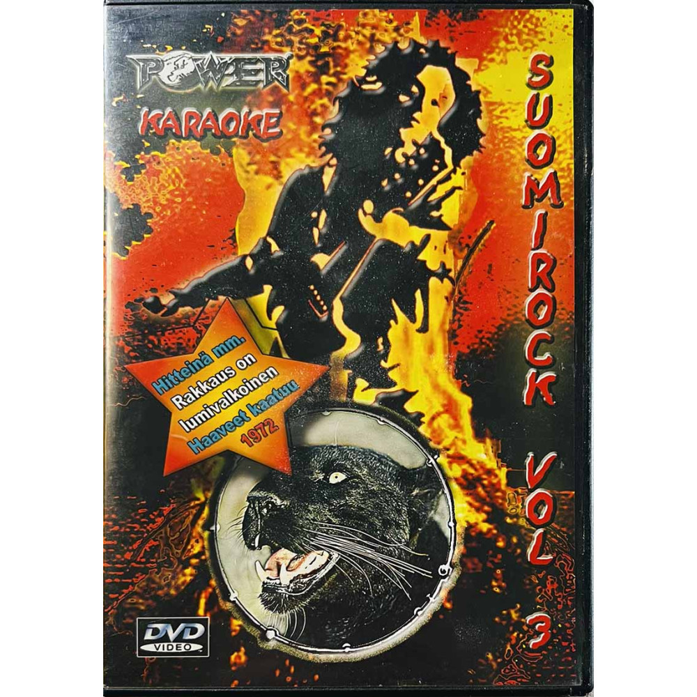 DVD - 20 Karaoke hittiä 2000’s GPOWDV026 Power Kotikaraoke Suomirock Vol.3 DVD Begagnat