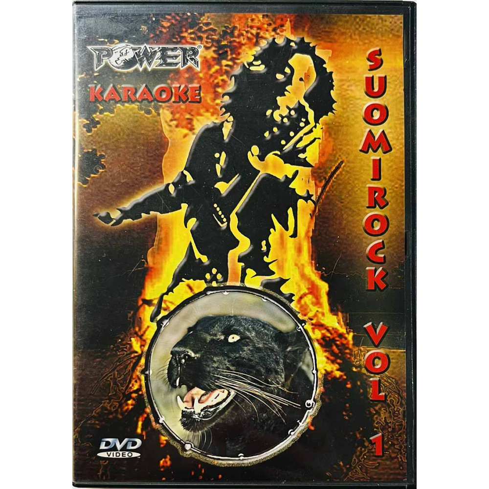 DVD - 20 Karaoke hittiä 2000’s GPOWDV010 Power Kotikaraoke Suomirock Vol.1 DVD Begagnat