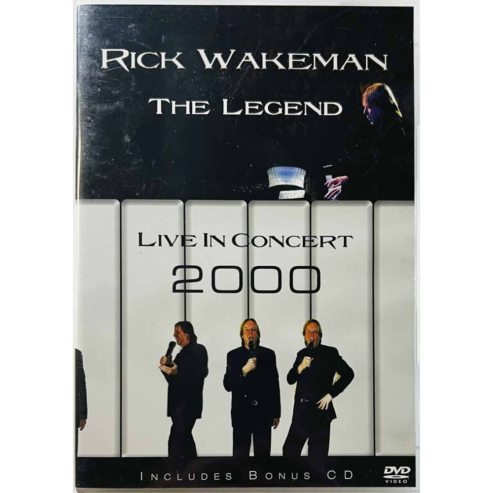 DVD - Wakeman Rick DVD The Legend (Live In Concert 2000) DVD + CD  kansi EX levy EX Käytetty DVD