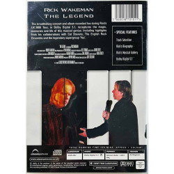 DVD - Wakeman Rick DVD The Legend (Live In Concert 2000) DVD + CD  kansi EX levy EX Käytetty DVD