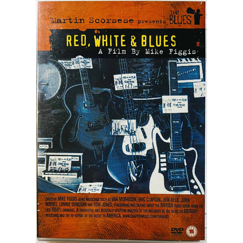 DVD - Martin Scorsese Presents The Blues DVD Red, White and Blues  kansi EX levy EX Käytetty DVD