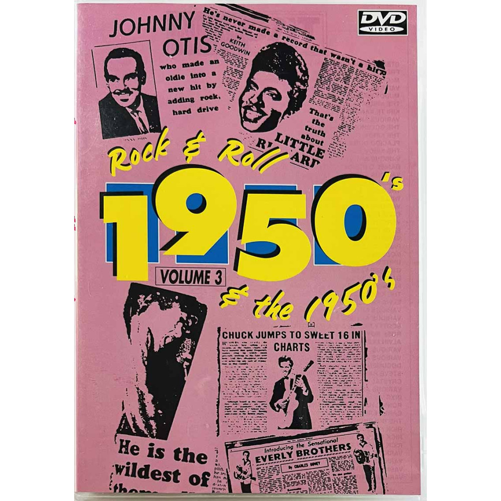 DVD - Little Richard, Chuck Berry ym. 1990’s MDV 031 Rock and Roll and the 1950's volume 3 DVD Begagnat