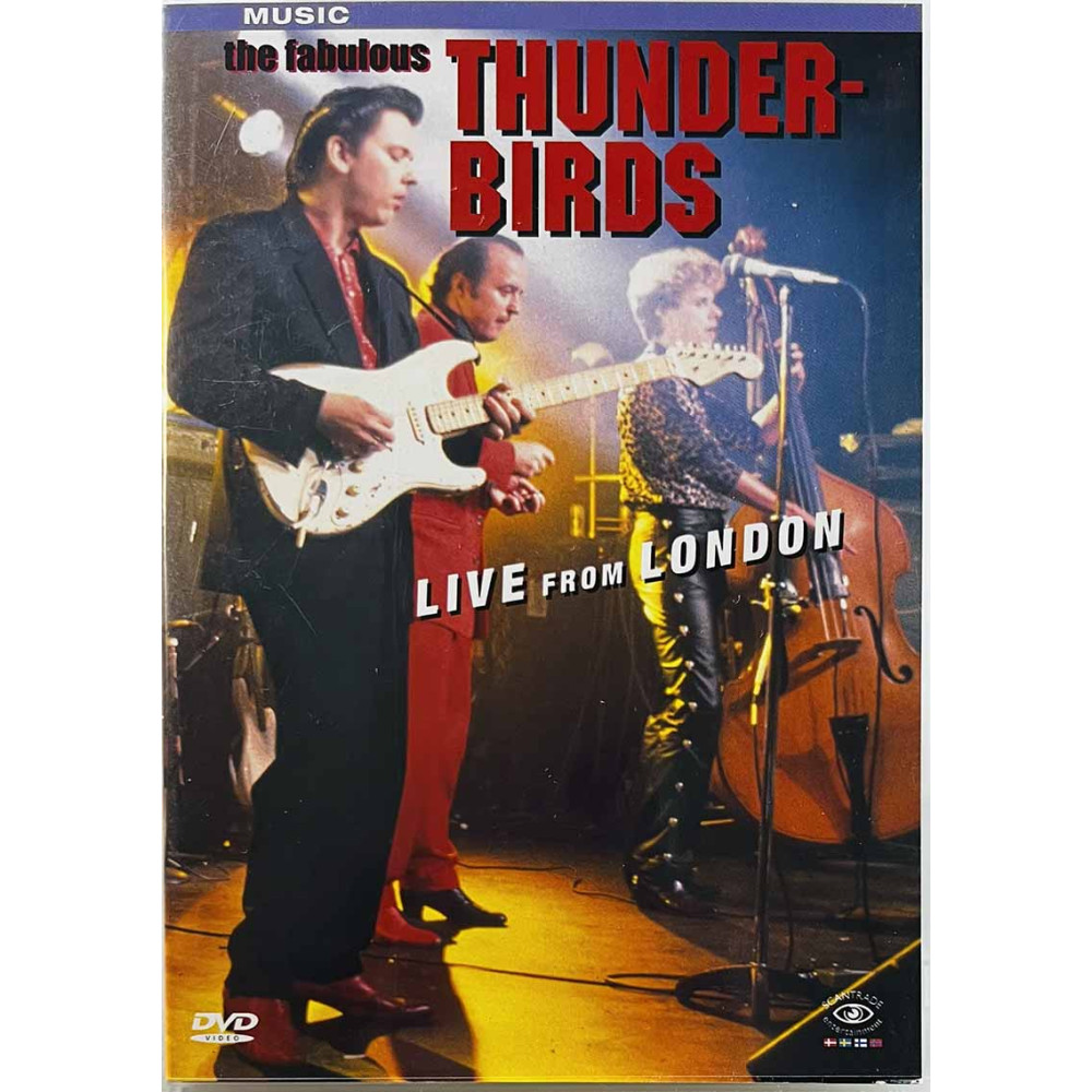DVD - Fabulous Thunderbirds DVD Live from London  kansi EX levy EX Käytetty DVD
