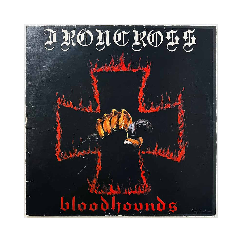 Ironcross 1982 TKTLP-12 Bloodhounds Begagnat LP
