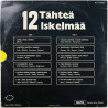Seija Simola, Carola, Paula Koivuniemi ym. LP 12 Tähteä 12 Iskelmää  kansi VG levy EX Käytetty LP