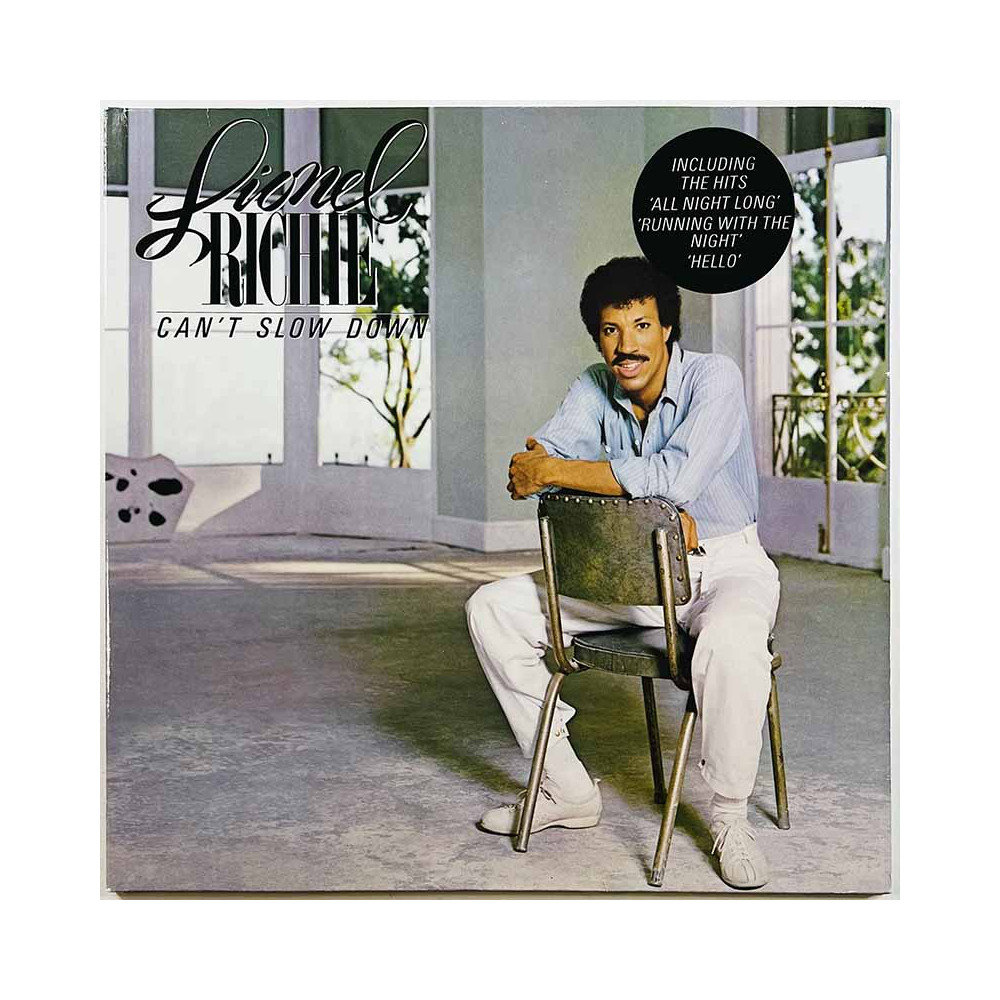 Richie Lionel LP Can't Slow Down  kansi EX levy EX Käytetty LP