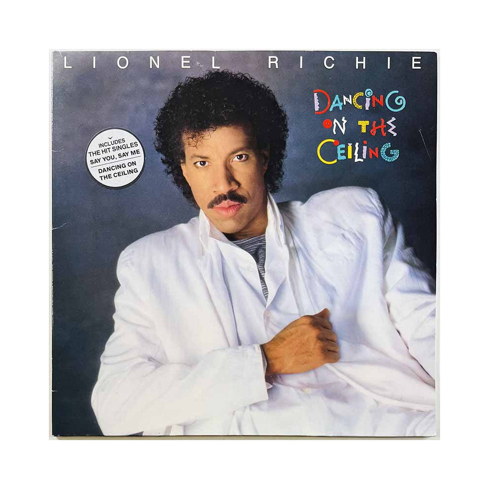 Richie Lionel LP Dancing On The Ceiling  kansi EX levy EX Käytetty LP