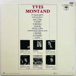 Montand Yves 1976 CBS 63446 Yves Montand Begagnat LP