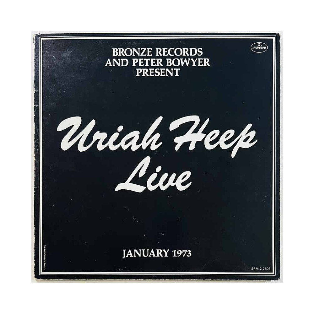 Uriah Heep 1973 SRM-2-7503 Uriah Heep Live 2LP Begagnat LP