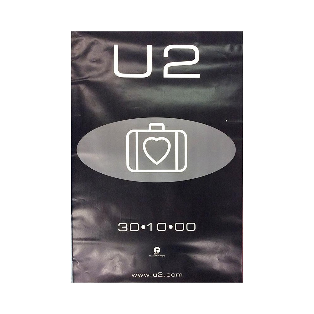 U2: 30.10.00: Promojuliste 50cm x 70cm - Begagnat Poster