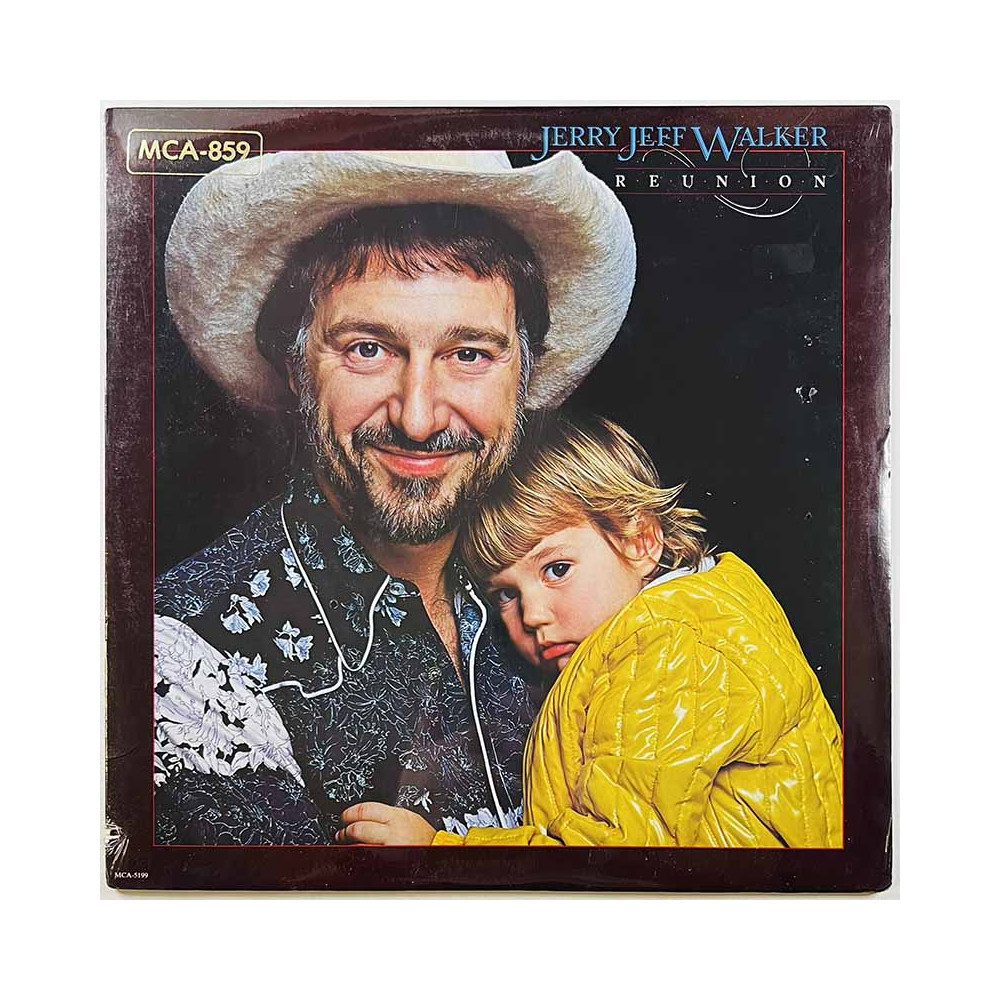 Walker Jerry Jeff LP Reunion  kansi EX levy EX Käytetty LP