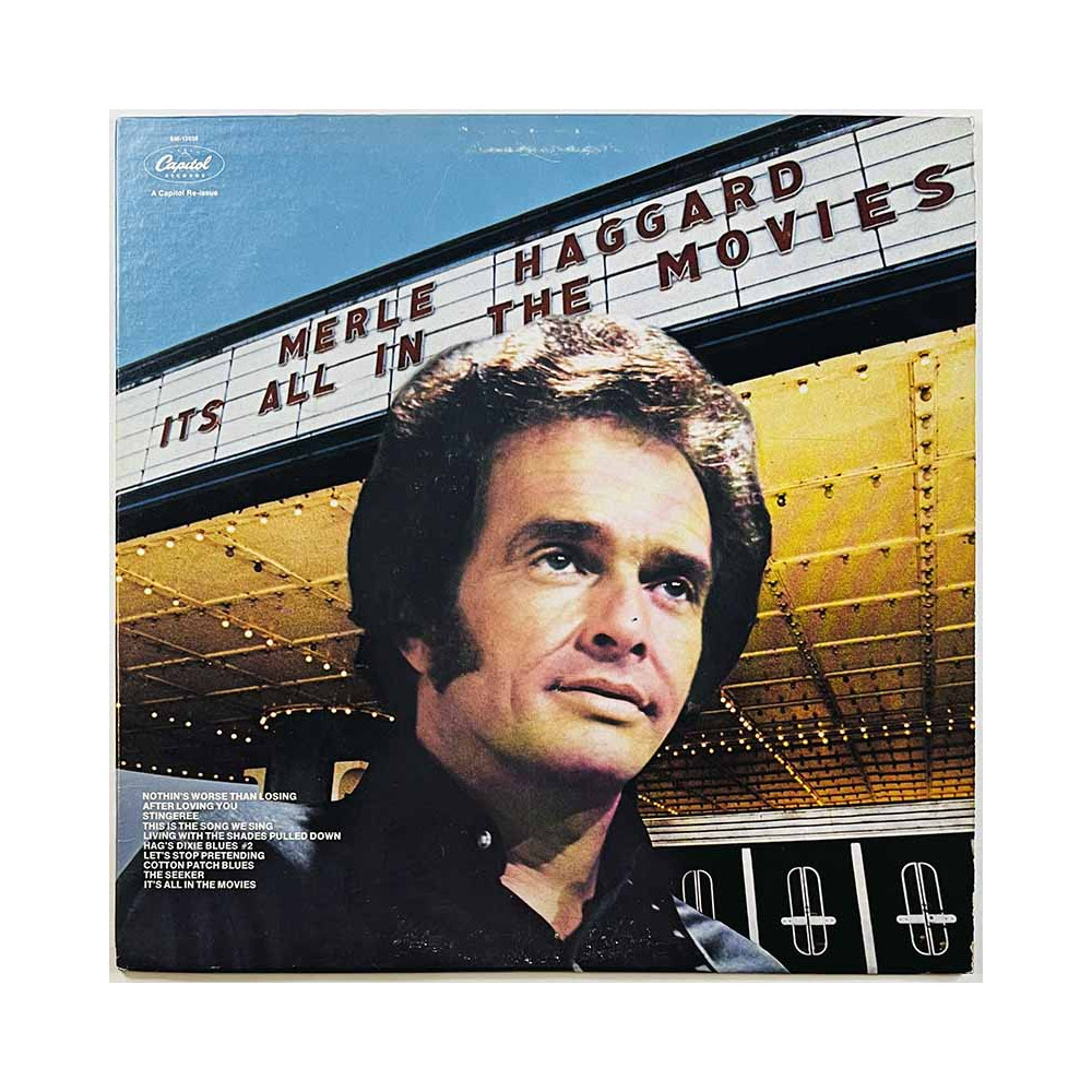 Haggard Merle LP It’s all in the movies  kansi EX levy EX Käytetty LP
