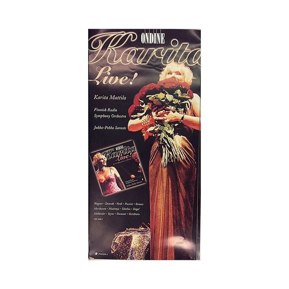 Mattila Karita: Live!: Promojuliste 30cm x 60cm - Used Poster