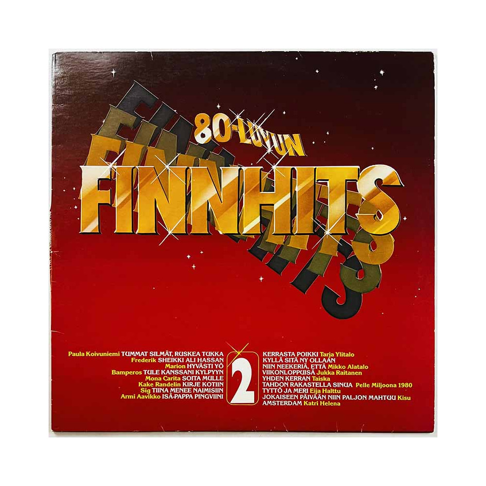 Bamberos, Sig, Pelle Miljoona, Armi Aavikko LP 80-Luvun Finnhits Vol.2  kansi VG- levy VG+ Käytetty LP
